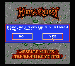 King's Quest V screenshot 4 for NES